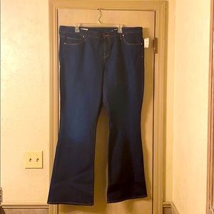 NWT GAP Perfect Boot Cut Jeans Size 35r